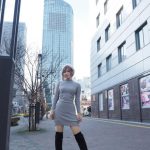 九条ねぎ、私服のニットワンピースでむちむち美ボディ披露！「めちゃドキドキします」