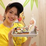 ミスユニバーシティ2020グランプリ・難波遥と池袋ポークたまごおにぎりカフェが手作りフールツサンドが公開！