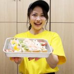 ミスユニバーシティ2020グランプリ・難波遥と池袋ポークたまごおにぎりカフェが手作りフールツサンドが公開！