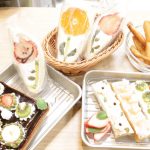 ミスユニバーシティ2020グランプリ・難波遥と池袋ポークたまごおにぎりカフェが手作りフールツサンドが公開！