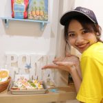 ミスユニバーシティ2020グランプリ・難波遥と池袋ポークたまごおにぎりカフェが手作りフールツサンドが公開！