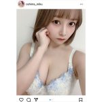 大嶋みく、ふんわりバストを包み込む下着ショットで元気をお届け！