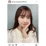 スパガ 渡邉幸愛、ニーハイブーツ着用の全身白コーデに反響ぞくぞく！「頭の先からつま先まで好きです」