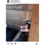 サイバージャパンダンサーズ・渡辺加和（かずへ〜）、露天風呂でギリギリの入浴ショット大公開！