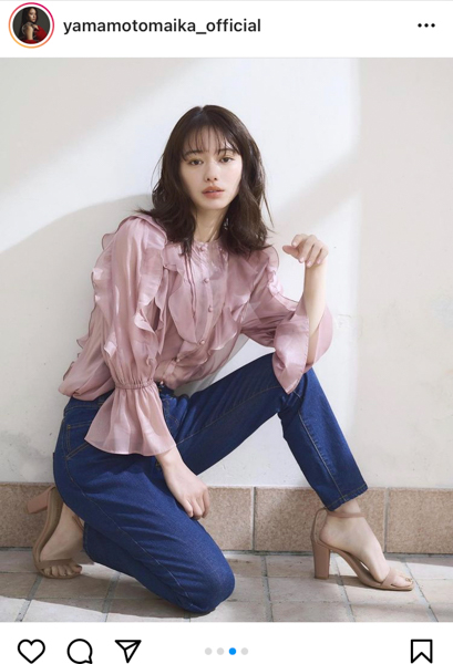 山本舞香の横顔美麗なポートレートに釘付け