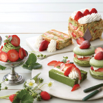 ≪キハチ カフェ≫新食感マカロンなど、春の香りに包まれる新作スイーツが続々登場！苺×抹茶の期間限定フェア