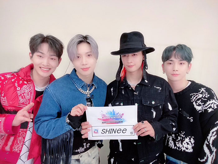 SHINee、『ミュージックステーション 3時間SP』で話題の「Don’t Call Me」をパフォーマンスし日本全国を魅了！ 番組裏側のオフショット写真や番組終了後のメンバーコメントも公開！