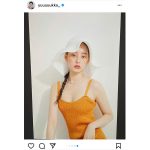 新木優子、ひと足早い爽やか夏コーデを披露！