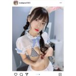 藤田いろは、イースターウサギのコスプレで美乳披露！