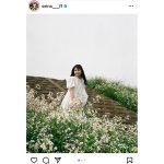 AKB48 福岡聖菜、父撮影の絵画のような白ワンピースショットで魅了