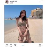 藤川らるむ、砂浜に映えるヘルシー美ボディと天真爛漫な笑顔に釘付け！
