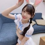 藤田いろは、イースターウサギのコスプレで美乳披露！