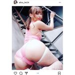 日野アリス、網タイツの裏モモと魅せる圧巻の美尻ラインに釘付け！