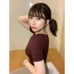 秦はるか、横顔美麗なポニーテールに反響ぞくぞく！