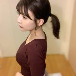 秦はるか、横顔美麗なポニーテールに反響ぞくぞく！