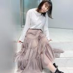 SKE48 井田玲音名、“大人カワイイ”透け感コーデを紹介！「さすがれおさま」