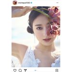 みちょぱ（池田美優）、逆光に浮かび上がる美麗なウエディング姿にうっとり