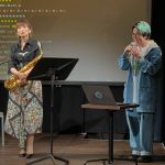 生配信ライブin日本橋アゴラカフェを終えたサックスプレイヤー中村有里、クリエイター菅生健人、MC池永亜美からコメントが到着