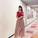 鷲見玲奈、桜色のノースリーブで二の腕を披露！「美し過ぎるのよ」