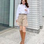 黒田真友香、ロングブーツの着まわしコーデを披露！「何に合わせてもバッチリハマります」