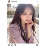 ヘラヘラ三銃士 さおりんが春らしいセットアップコーデを披露！「可愛いの渋滞」