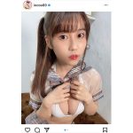 伊織いお、スケスケ制服で美尻&美脚を大胆披露！