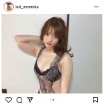 石田桃香、レース地の黒水着で魅せるセクシーショット！「素晴らしい神スタイル」