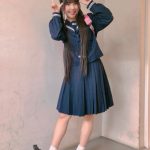 SKE48 北川愛乃、紺セーラーのリアル制服姿に反響！「育ちの良いお嬢様みたい」