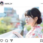 #ババババンビ 小鳥遊るい、袴姿の横顔ポートレートにうっとり「綺麗と可愛らしいが共演してますね」