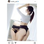 くりえみ、丸みのある美尻ラインで魅せる超絶美ボディ！