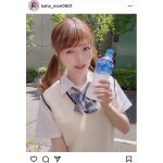 森香穂、マネージャー感のある制服ツインテール公開！「アオハルかよ!」