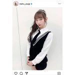 AKB48 大盛真歩、私服でモノトーンコーデを披露「エレガント」「最高に可愛い！