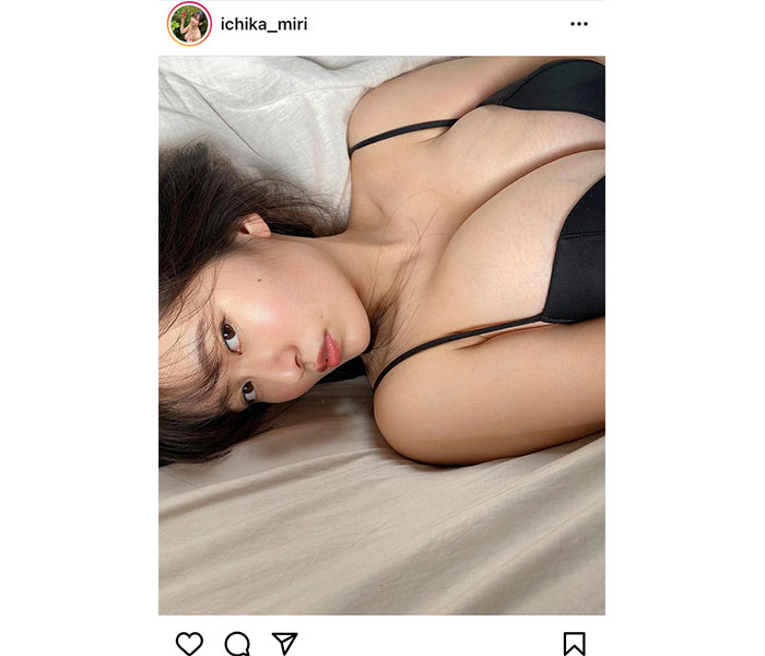 未梨一花、艶やか素肌とふんわり美バストに吸い込まれるポートレート公開