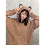 STU48 瀧野由美子、実はタヌキなパーカー姿で「おやすみ」投稿！