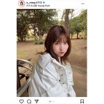 AKB48 谷口めぐ、デート感あるお散歩コーデを披露「春らしくて好き」「相変わらず可愛いー！！