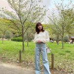 AKB48 谷口めぐ、デート感あるお散歩コーデを披露「春らしくて好き」「相変わらず可愛いー！！