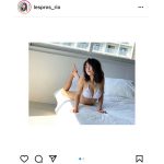 寺本莉緒、ベッドで魅せる白ビキニ姿に釘付け