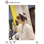 AAA 宇野実彩子、「7時間歌ってた」レコーディング中のオフショット公開