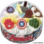 数量限定！マーベルヒーローがアイスクリームケーキに大集結！ マーベル アベンジャーズ / パレット6