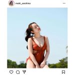 青科まき、風に揺れるポニーテールで爽やかグラビア！