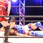 SKE48 荒井優希が遂にプロレスデビュー!必殺技の“かかと落とし“も炸裂