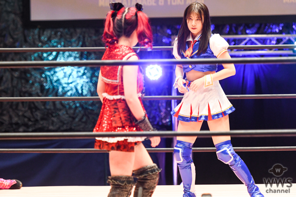 SKE48 荒井優希が遂にプロレスデビュー！必殺技の“かかと落とし“も炸裂