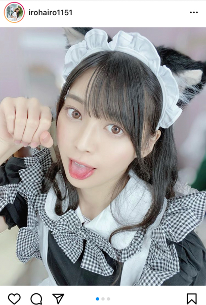 藤田いろは、ご奉仕したい猫耳メイドコスプレに歓喜の声！