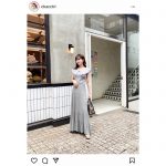 新田さちか、大人っぽいワンピースコーデを披露！「可愛すぎてもう」「全てが綺麗で憧れる」