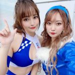 松本ゆん、早坂まりなとレースクイーン姿で2ショットを披露！「二人の美女美しいね」