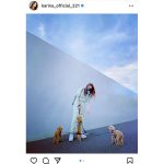 香里奈、愛犬と散歩するプライベートショットを公開