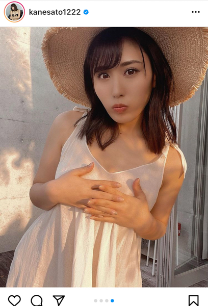 金子智美、婦人警官コスプレでM字開脚！新作イメージからオフショット大量公開