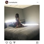 熊田曜子、「エロ美しい」妖艶ランジェリー姿のオフショット公開！