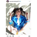 道重さゆみ、「今月も好き？」高めツインテールのスポーティ衣装公開！