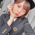 HKT48 森保まどか、JR九州の乗務員制服オフショット披露！「最後の乗務まで頑張ってください」